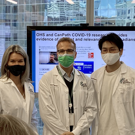 Jill Dunlop vists OICR